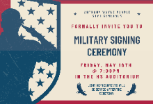 military signing