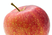 close up of red apple