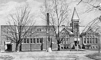 Historical photo of Waterville School